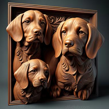 3D model st dogs (STL)